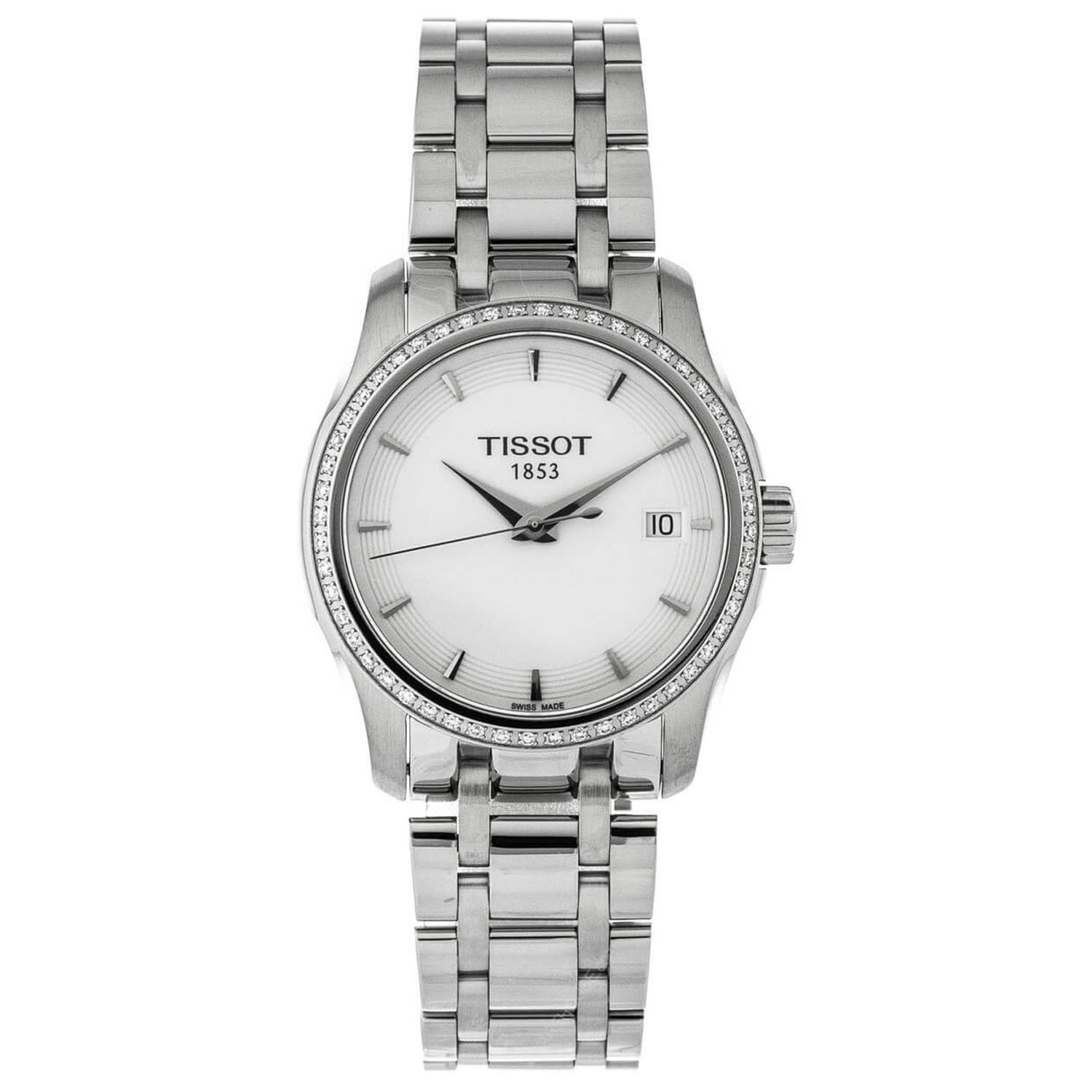 Tissot T-Trend Couturier 32mm White Dial Quartz Women's Watch T0352106101100