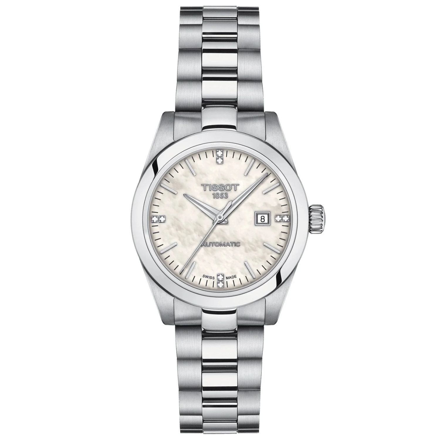 Tissot T-My Lady 29mm White Dial Automatic Women's Watch T1320071111600