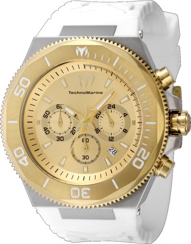 TechnoMarine Manta 49mm Black Dial Quartz Men's Watch TM-224017