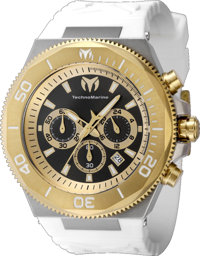 TechnoMarine Manta 49mm Black Dial Quartz Men's Watch TM-224019