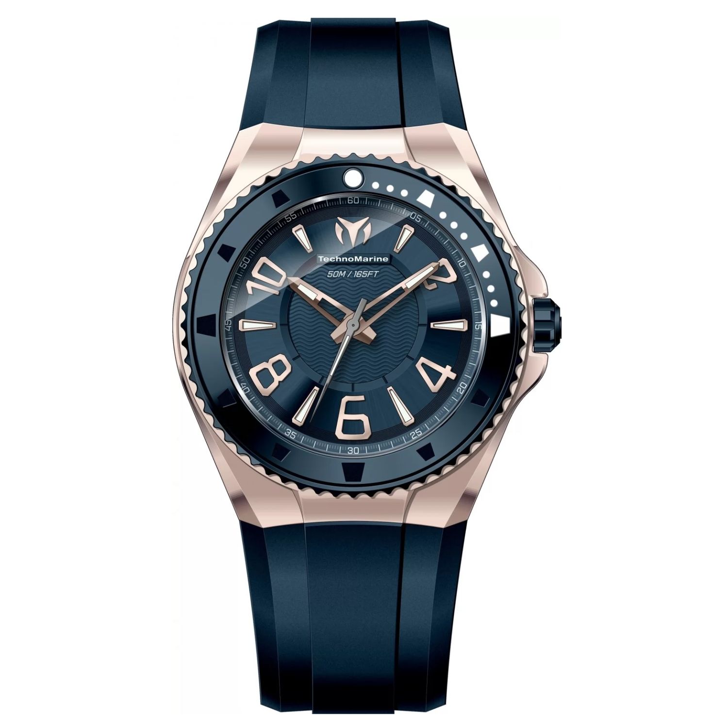 TechnoMarine Lusso Mare 44mm Dark Blue Dial Quartz Men's Watch TM-225028