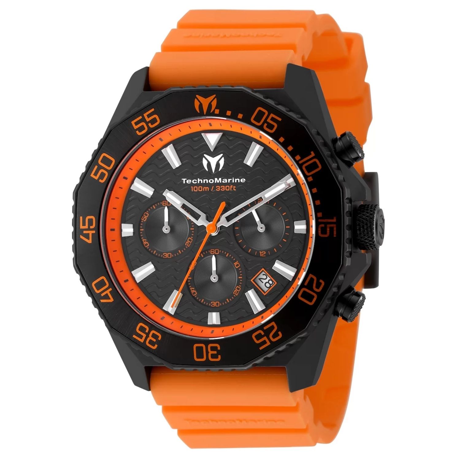 TechnoMarine Mar Vivo 44mm Black Dial Quartz Men's Watch TM-225076
