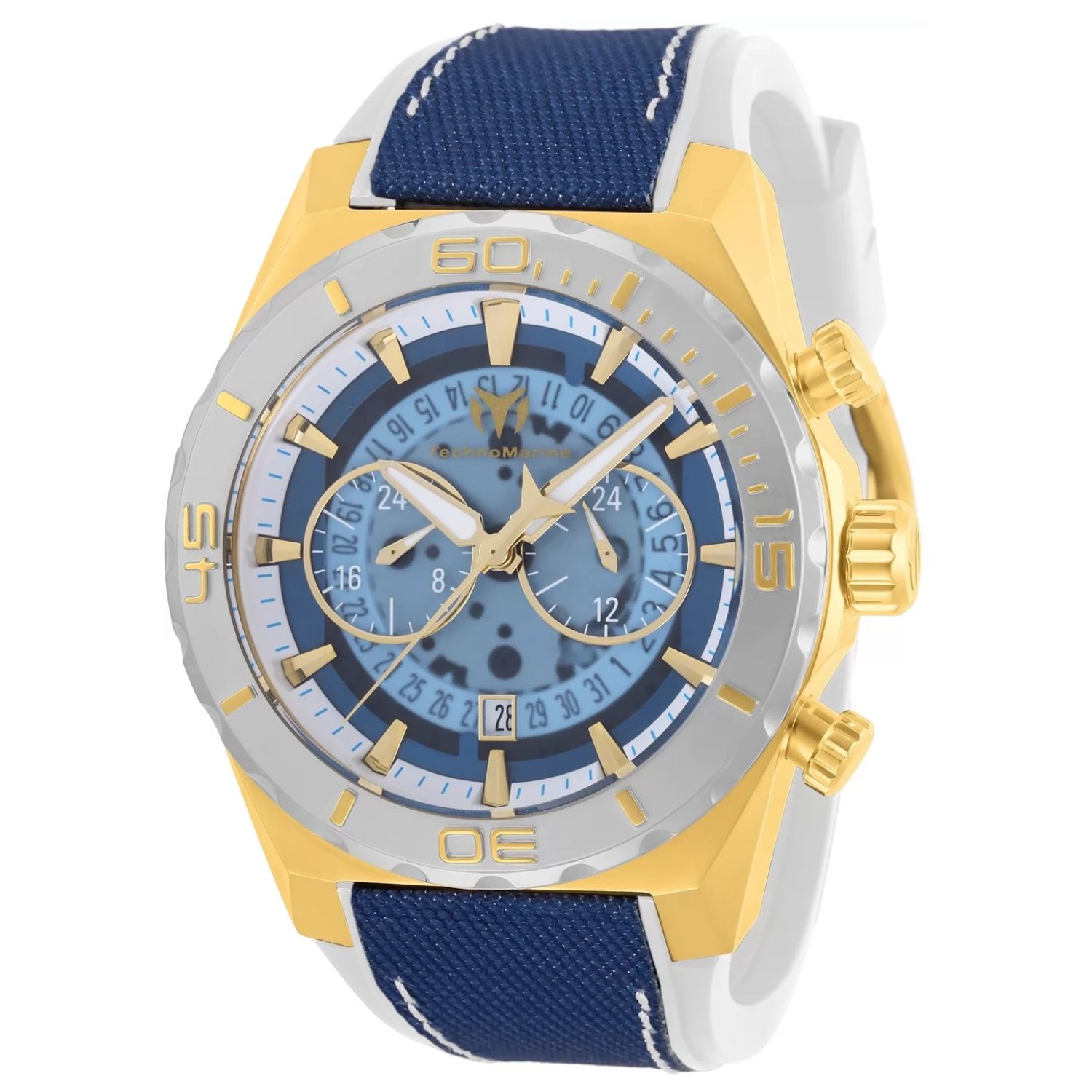 TechnoMarine Reef 48mm Blue Dial Quartz Men's Watch TM-519007