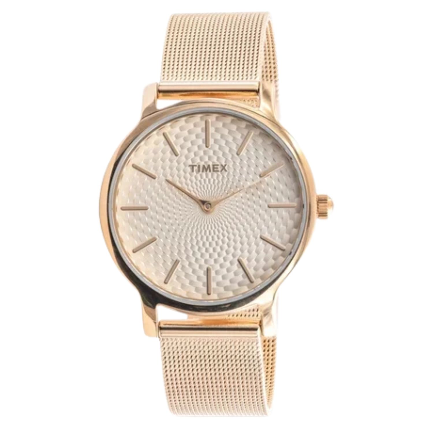 Timex Metropolitant 34mm Beige Dial Quartz Women's Watch TW2T25900
