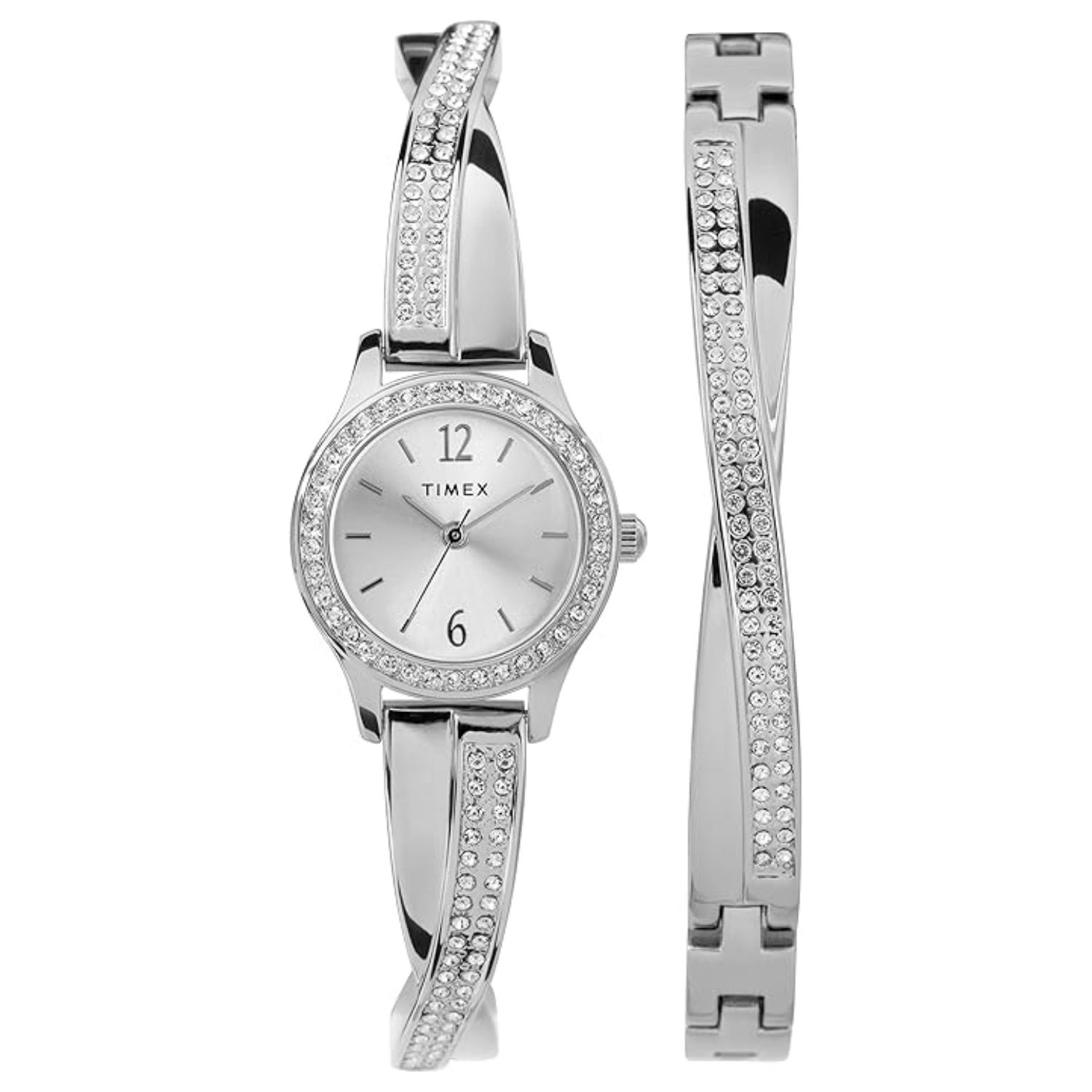 Timex Classic 23mm Silver Dial Quartz Women's Watch TW2T58000