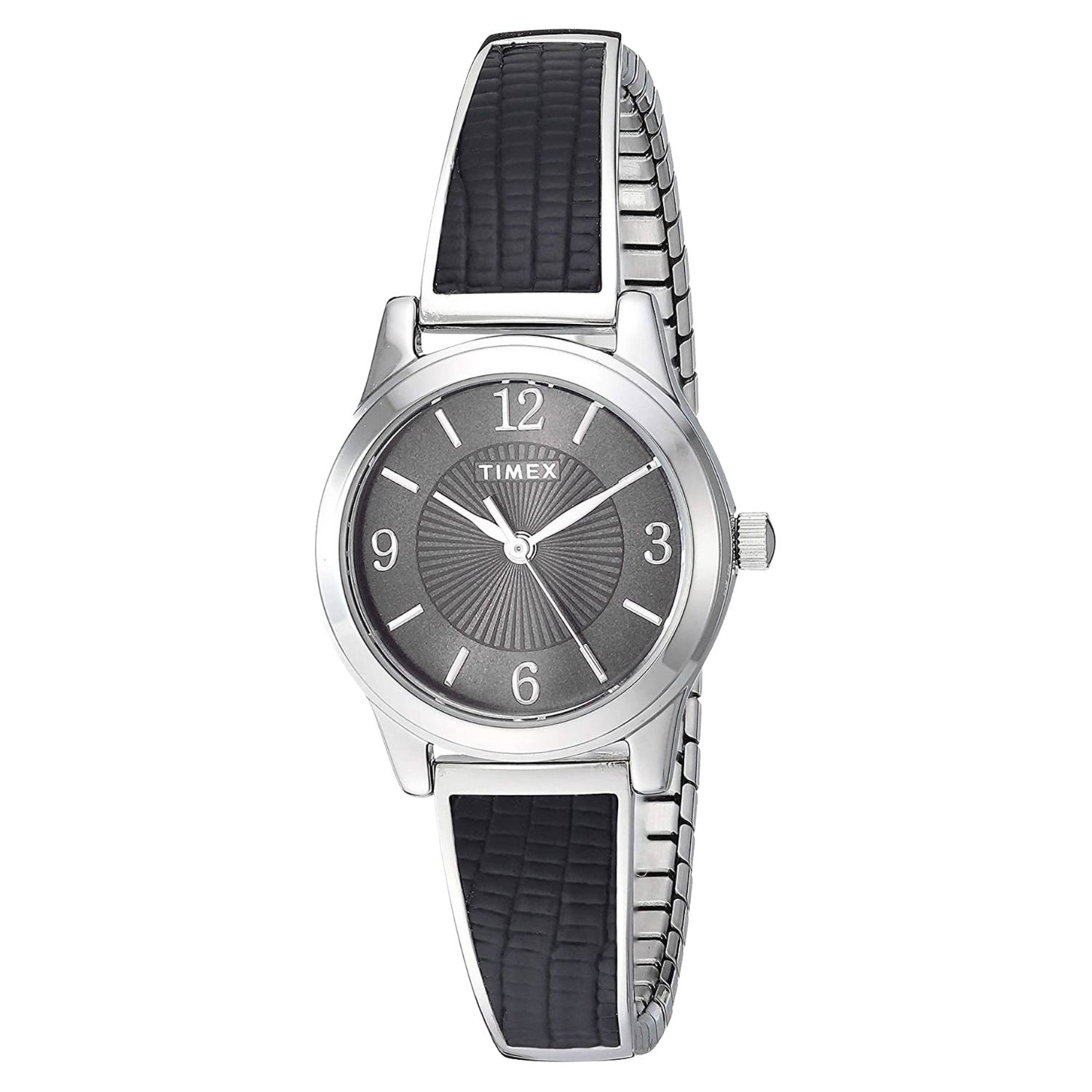 Timex Main Street 25mm Black Dial Quartz Women's Watch TW2T67100