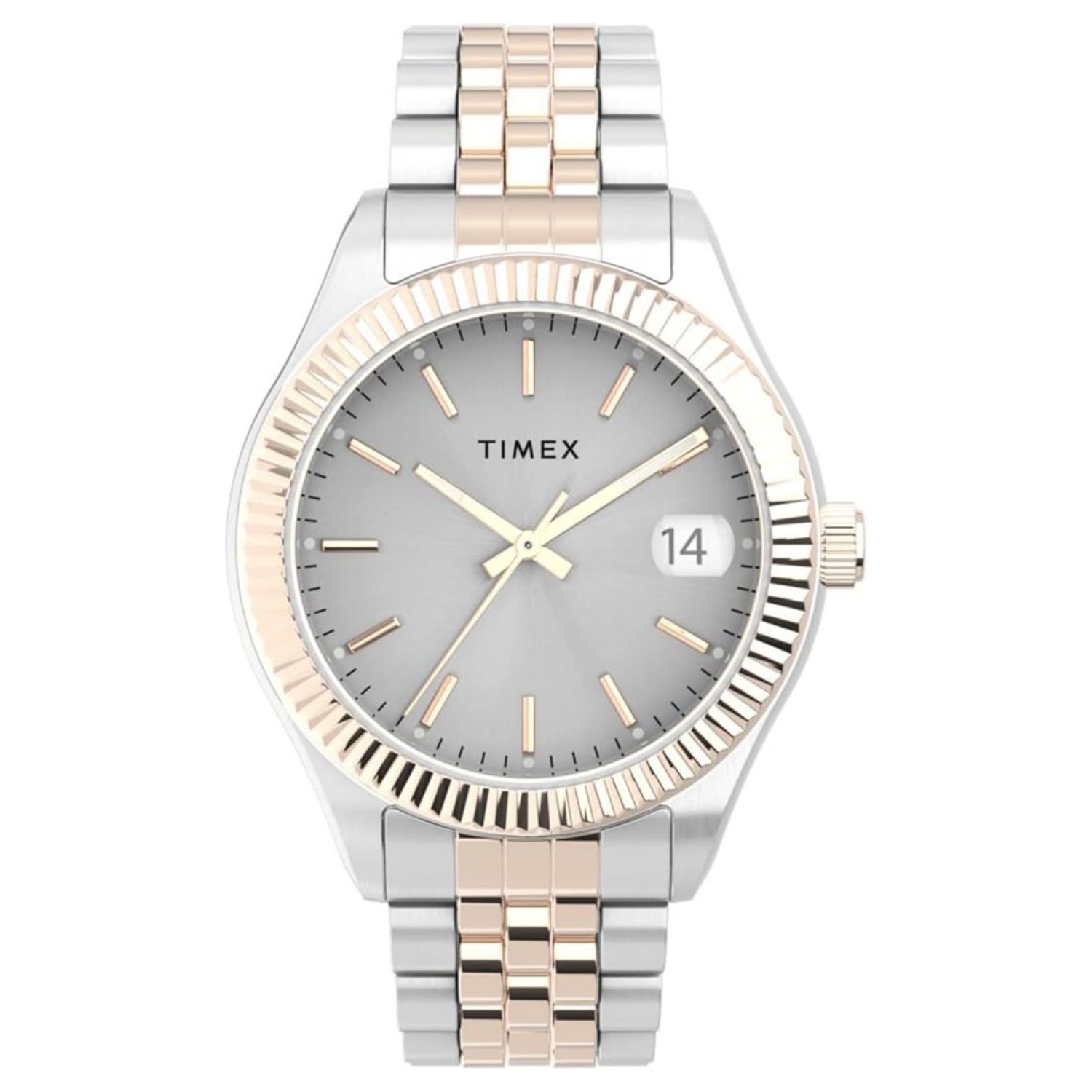 Timex Classic 34mm Silver Dial Quartz Women's Watch TW2T87000