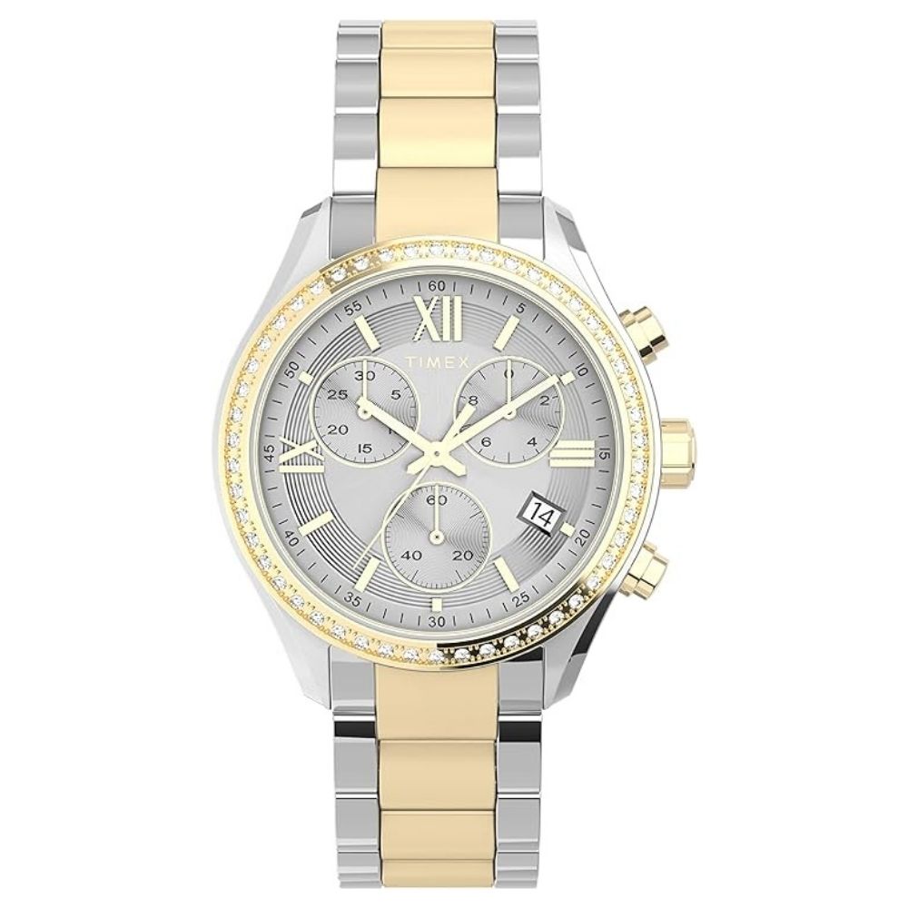 Timex Accent 38mm Silver Dial Quartz Women's Watch TW2V57700
