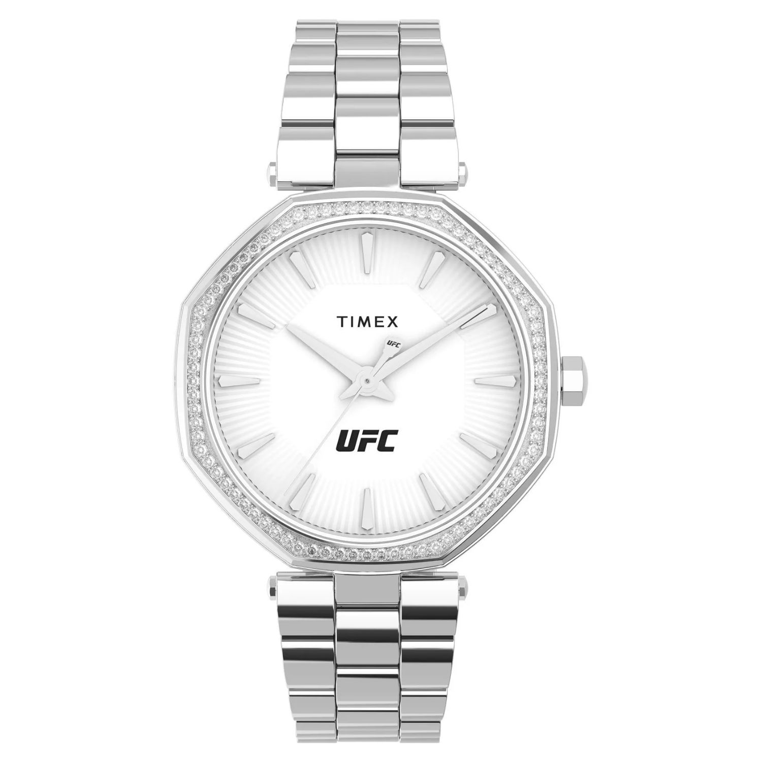 Timex UFC Jewel 36mm White Dial Quartz Women's Watch TW2V83200