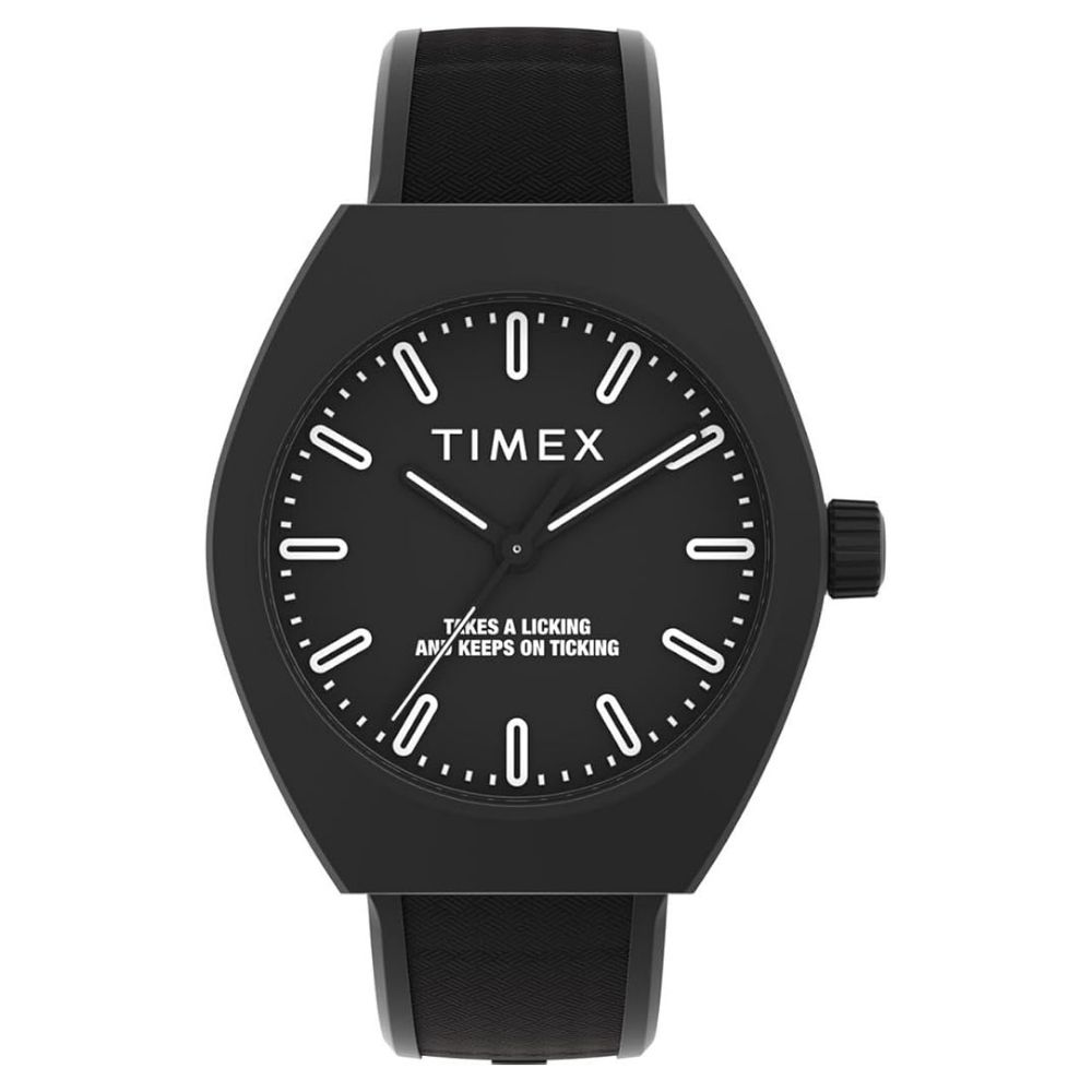 Timex Eco-Ceramic 40mm Black Dial Quartz Men's Watch TW2W42100