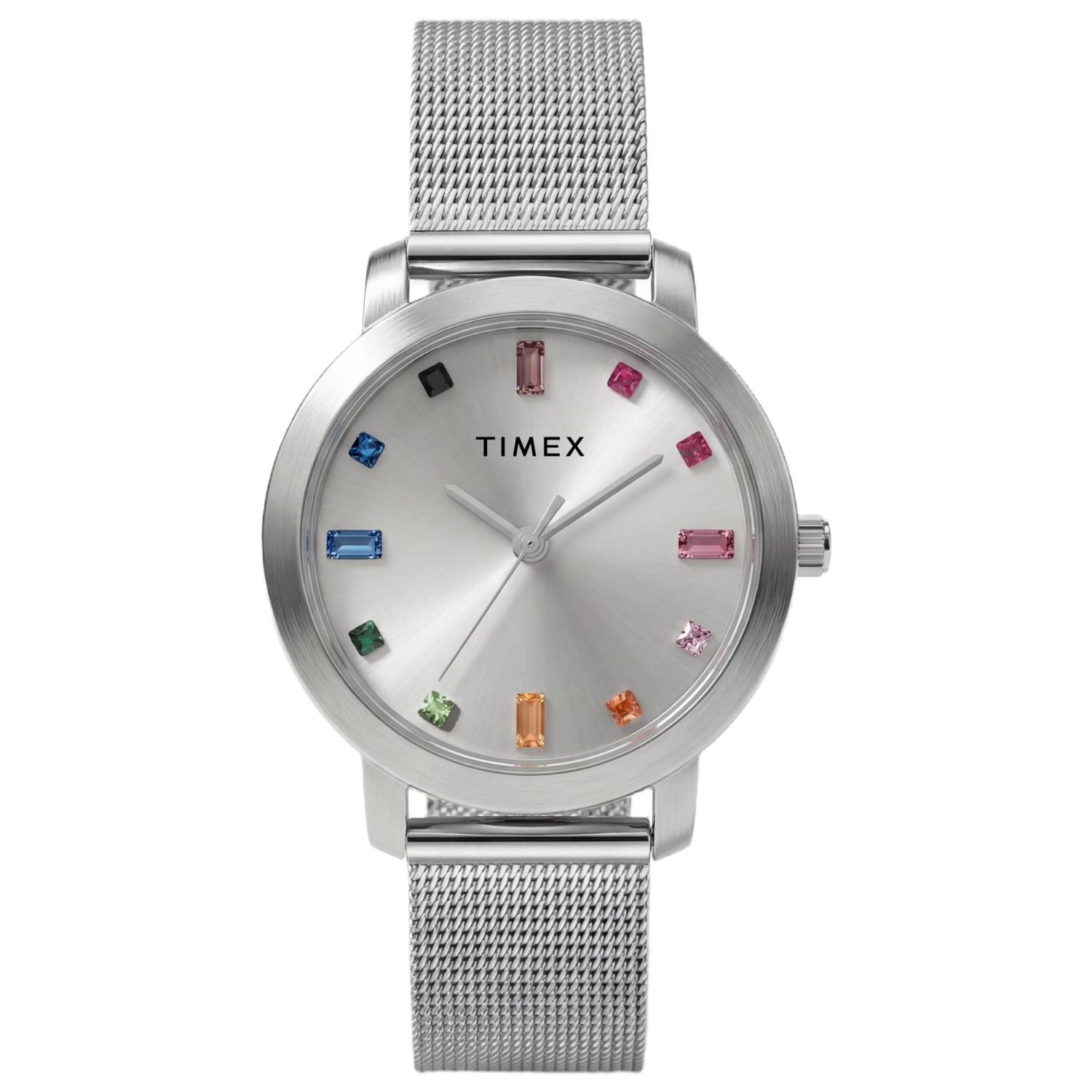 Timex Main Street 31mm Silver Dial Quartz Women's Watch TW2Y48600