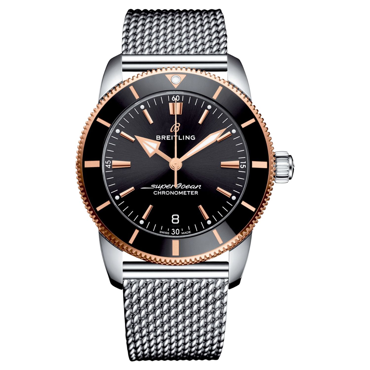 Breitling Super Ocean 42mm Black Dial Quartz Men's Watch UB2010121B1A1