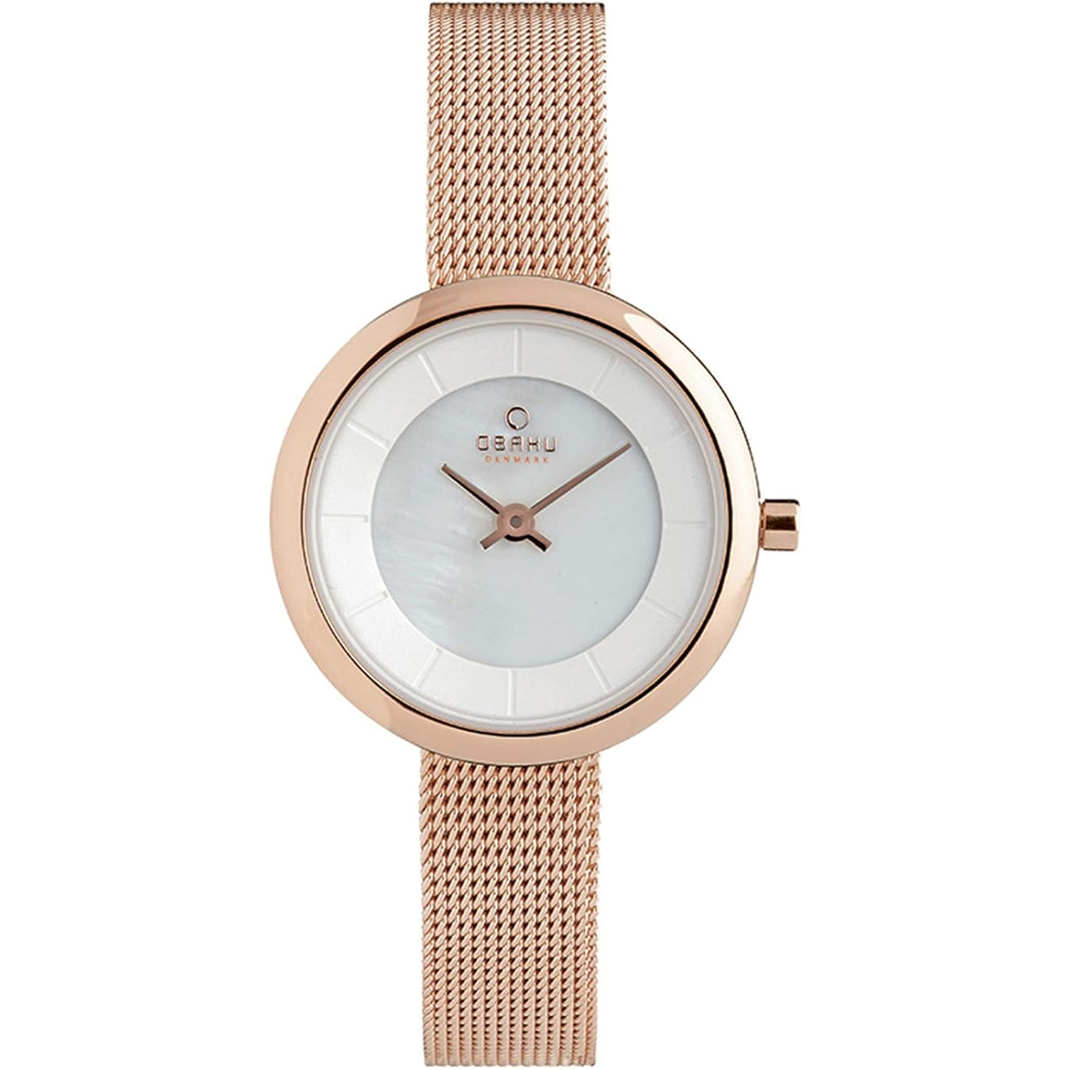 Obaku Stille 26mm Silver Dial Quartz Women's Watch V146LXVWMV