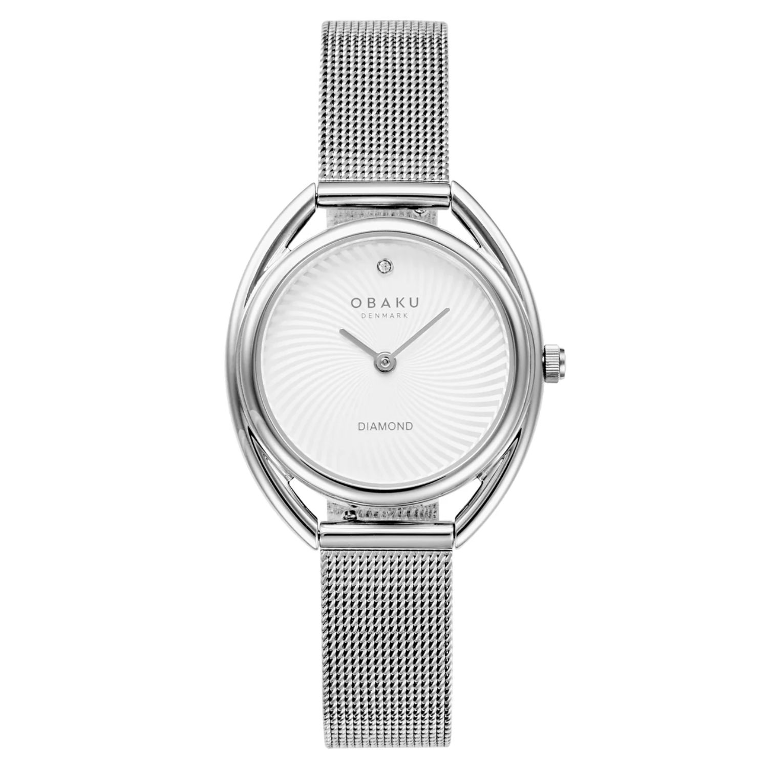 Obaku Juvel 29mm White Dial Quartz Women's Watch V286LXCIMC