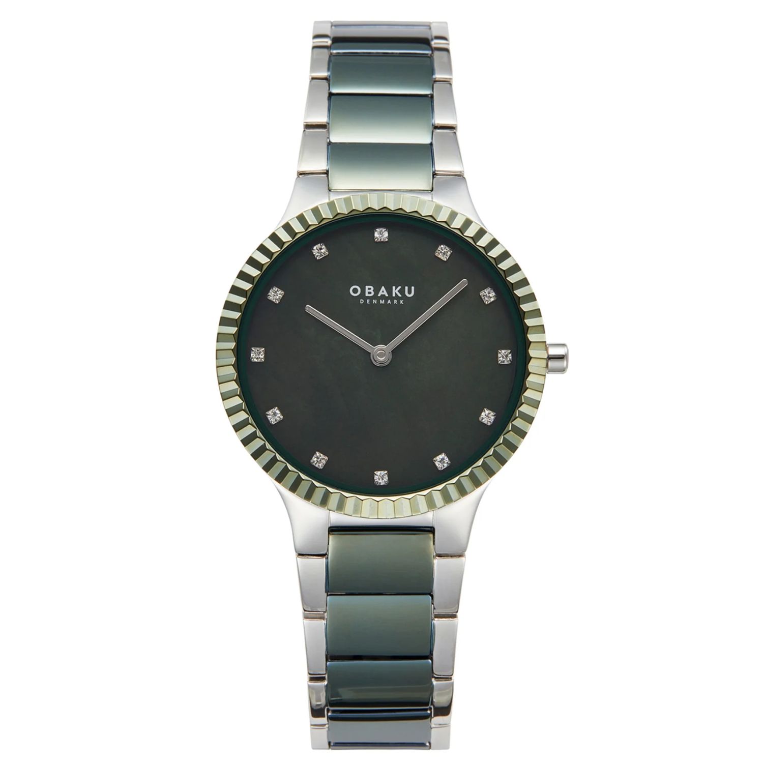 Obaku Linje 31mm Black Dial Quartz Women's Watch V292LXOESS