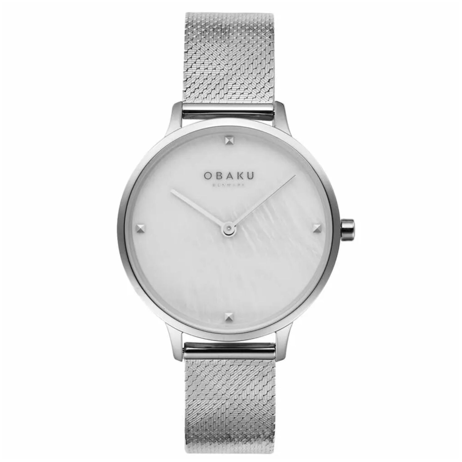 Obaku Figen 34mm Mother of Pearl Dial Quartz Women's Watch V295LXCWHC