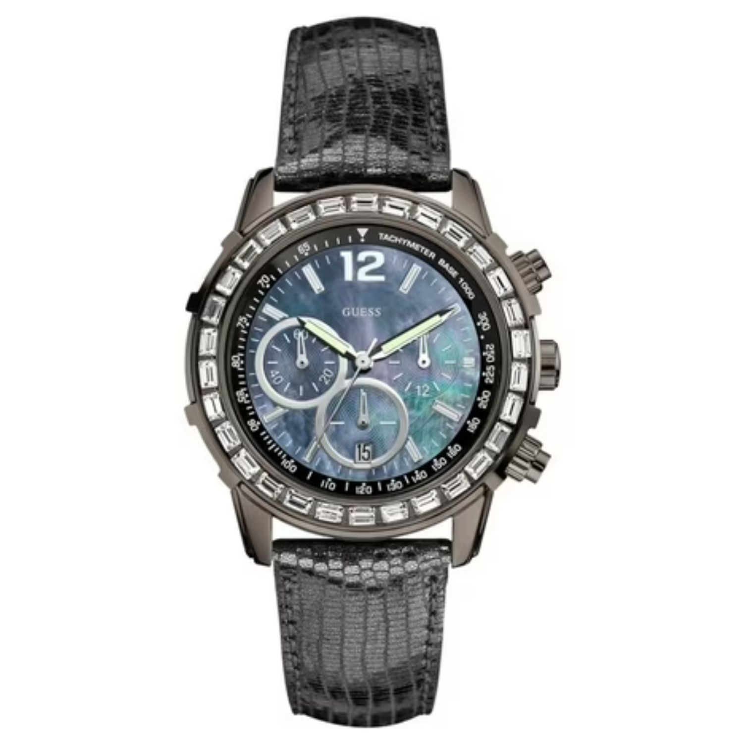 Guess Lady B 40mm Blue Dial Quartz Women's Watch W0017L3