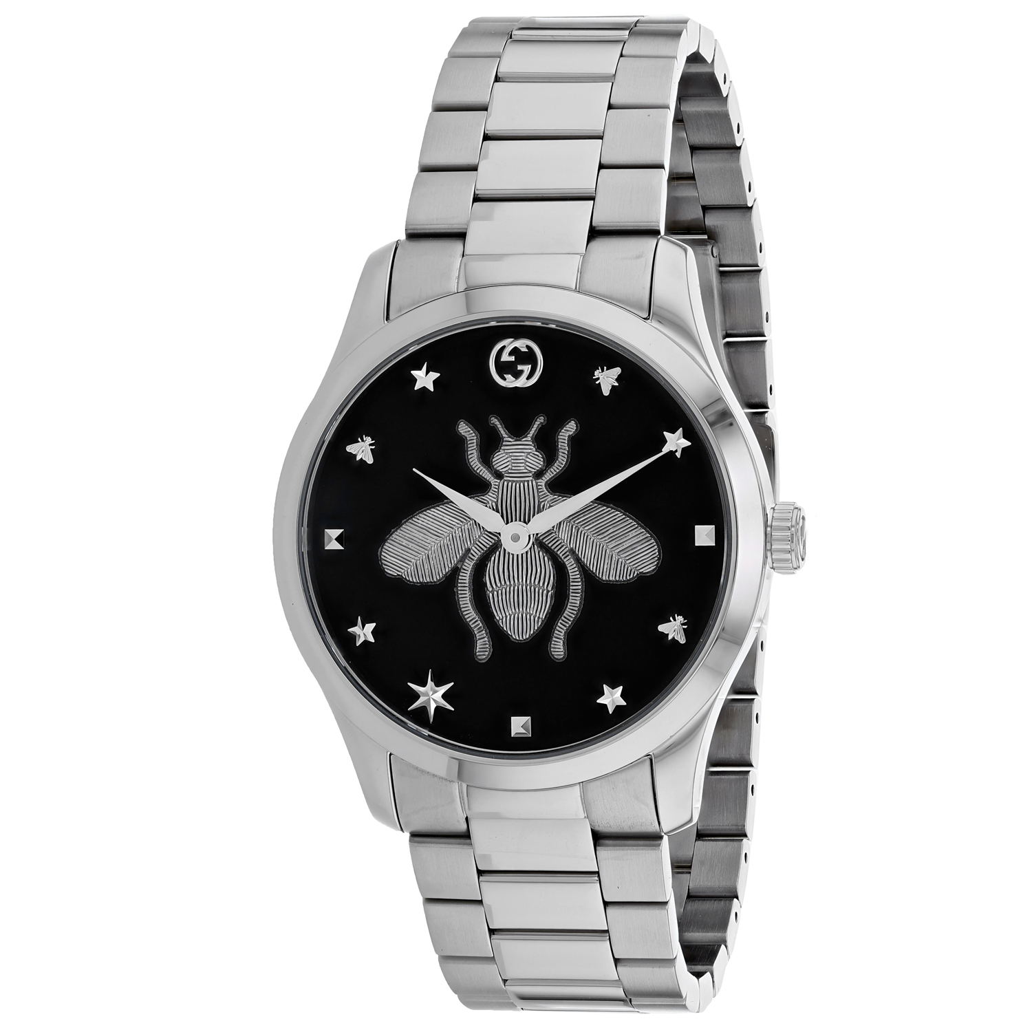 Gucci Timeless 38mm Black Dial Quartz Women's Watch YA1264136