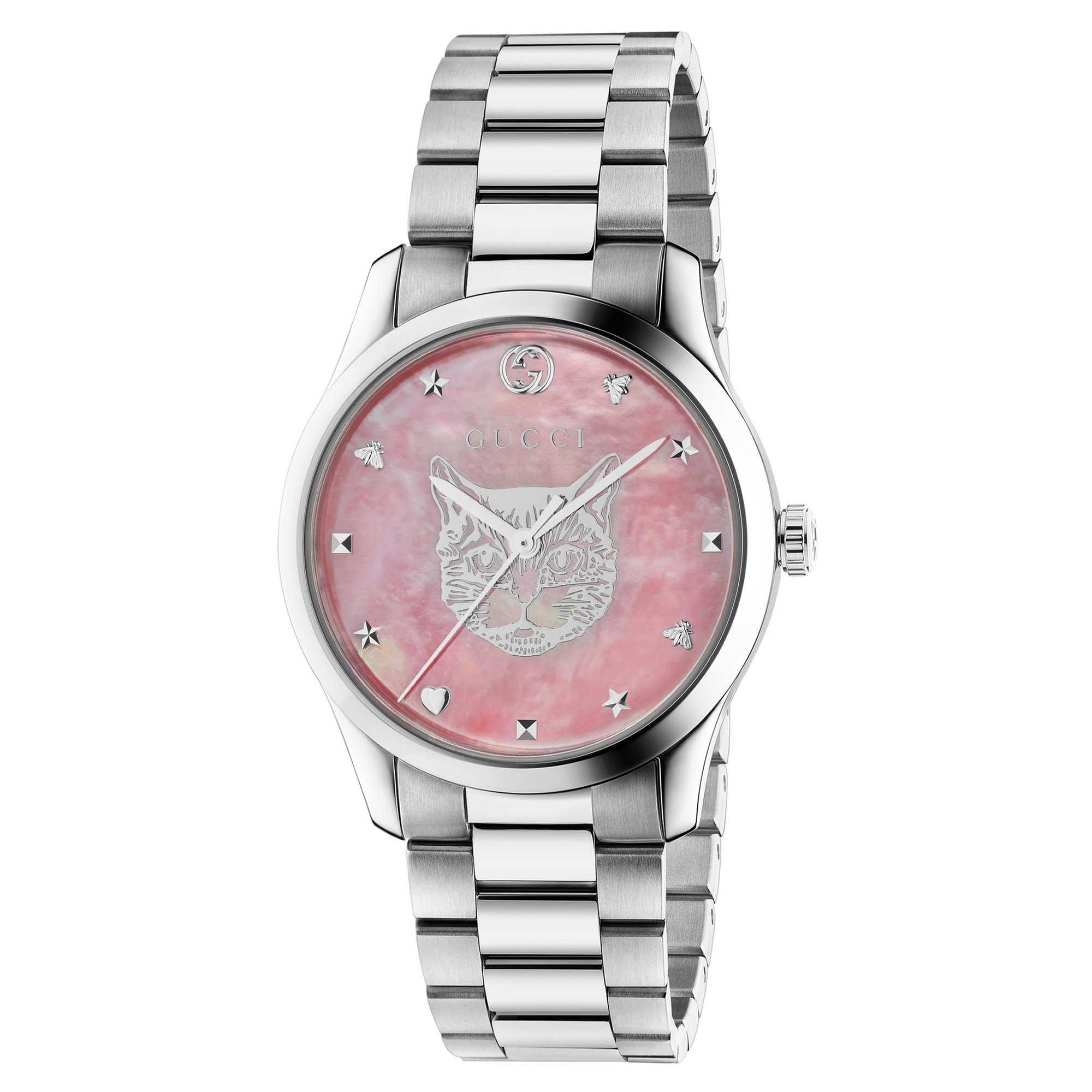 Gucci G-Timeless 26mm Mop Dial Quartz Women's Watch YA1265013